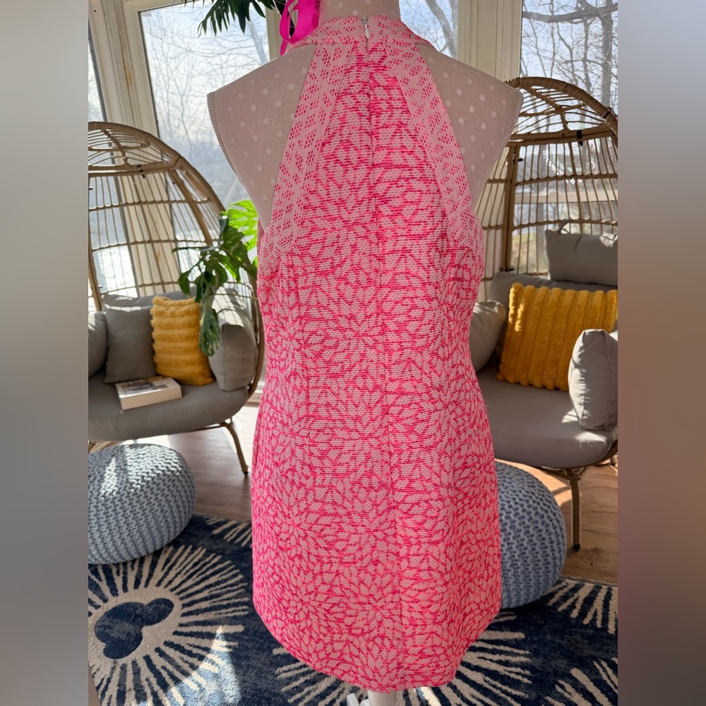 Hutch Pink Patterned Textile Dress - Picture 3 of 6